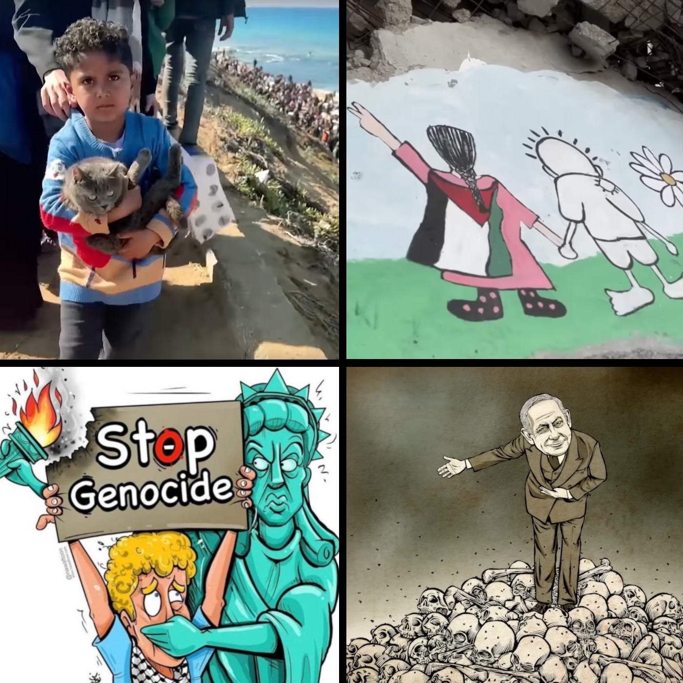 Episode 254 – Free Palestine and humanity from lies, supremacist cults, and genocidal empire, part2